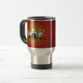 Bowling Ball & Pins: 3D-model: Travel Mug Reisbeker (Voorkant links)