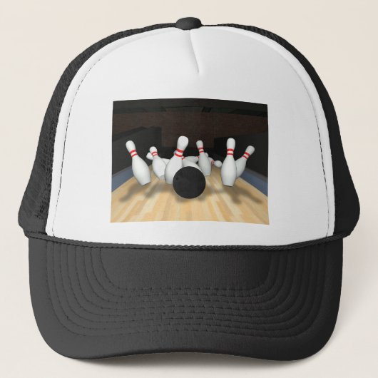 Bowling Ball & Pins: 3D-model: Trucker Pet (Voorkant)