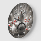 Bowling Ball Pins Man Cave Wall Clock Grote Klok (Hoek)