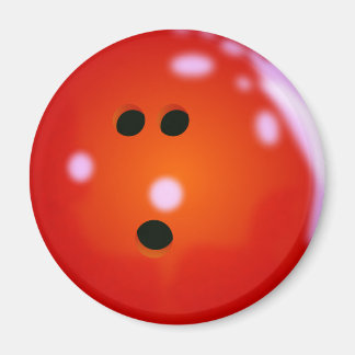 Bowling Ball (Red) Magnet