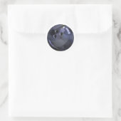 Bowling Ball Ronde Sticker (Tas)
