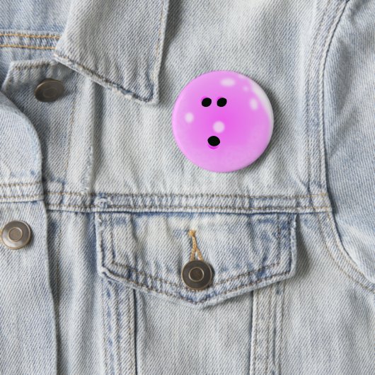 Bowling Ball (roze) Button (In situ)