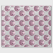 Bowling Ball Roze Cadeaupapier (Vlak)