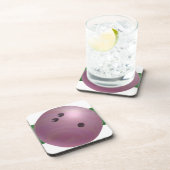 Bowling Ball Roze Drankjes Onderzetter (Rechterzijde)