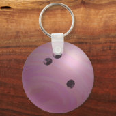 Bowling Ball Roze Sleutelhanger (Voorkant)
