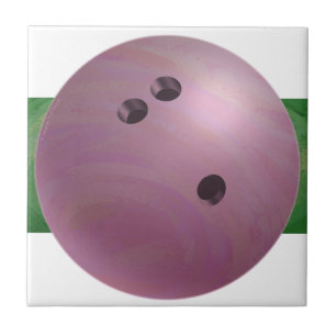 Bowling Ball Roze Tegeltje