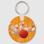 Bowling Ball Sleutelhanger personaliseer JOUW NAAM (Achterkant)
