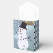 Bowling Ball Snowman Kerstmis Bedankdoosjes (Geopend)