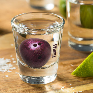 Bowling Ball, speciaal ontworpen schotglas Shot Glas