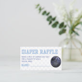 Bowling Ball Sport Baby shower Luier Raffle Informatiekaartje (Staand voorkant)
