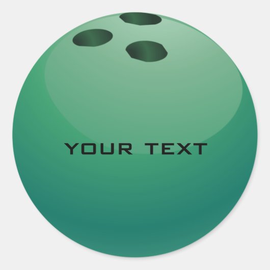 Bowling Ball Sticker (Voorkant)