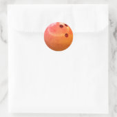 Bowling Ball Team Ronde Sticker (Tas)