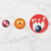 Bowling Ball thema verjaardagsfeestje Confetti (Voorkanten)