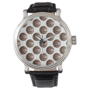 Bowling Ball Tiger Oranje Horloge