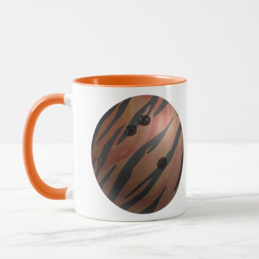Bowling Ball Tiger Oranje Mok (Links)
