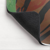 Bowling Ball Tiger Oranje Muismat (Hoek)