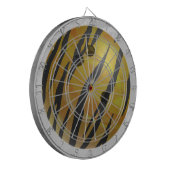 Bowling Ball Tiger Yellow Dartbord (Voorkant Links)