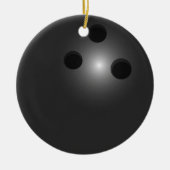 Bowling Ball-versiering Keramisch Ornament (Voorkant)