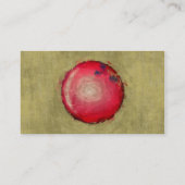 BOWLING BALL VISITEKAARTJE (Achterkant)