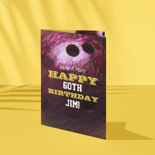 Bowling Ball Voeg Jouw naam toe en jaar verjaardag Kaart