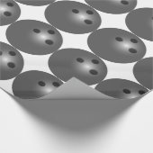 Bowling Ball Wrapping Paper Cadeaupapier (Hoek)