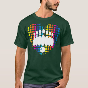 Bowling ballen schattig hart bowlers disco bowling t-shirt