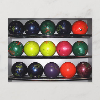 Bowling Balls Briefkaart