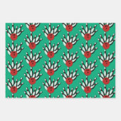 Bowling Balls en Pins Design Inpakpapier Vel (Voorkant 2)