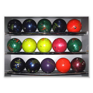 Bowling Balls Foto Afdruk