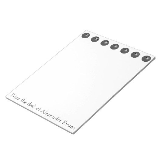 Bowling Balls Notitieblok (Schuin)