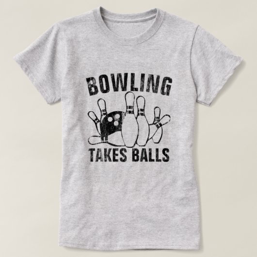  Bowling Balls T-shirt (Design voorkant)