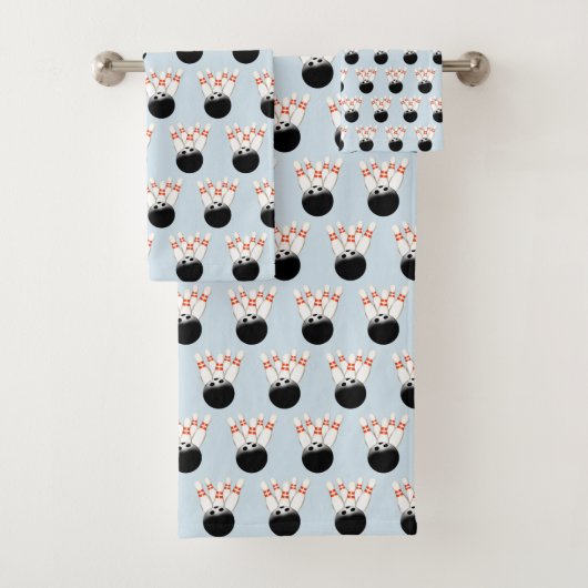 Bowling Bathroom Towel set Bad Handdoek (Insitu)