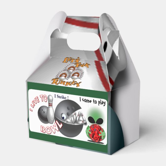 Bowling Bedankdoosjes (Voorkant Zijde)