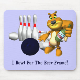 Bowling Beer Lijst Muismat