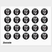 Bowling Besties Ronde Sticker (Vel)