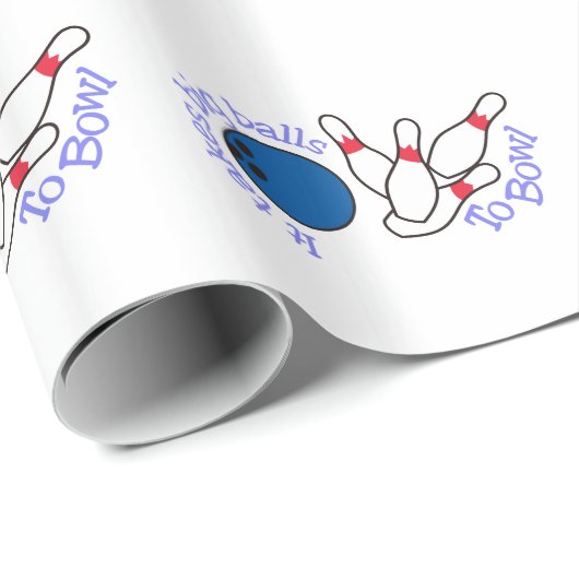 Bowling Big Balls Cadeaupapier (Rol Hoek)