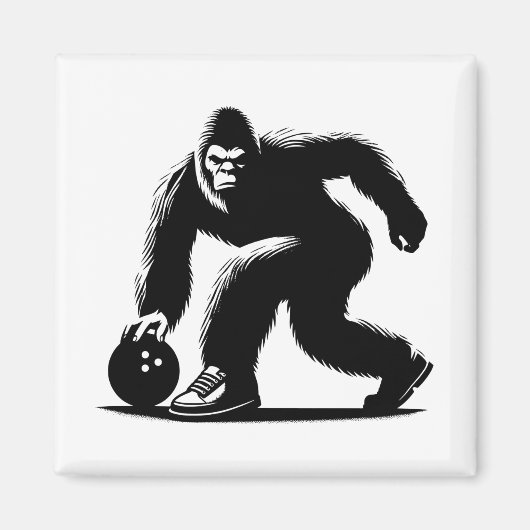 Bowling Bigfoot Magneet (Voorkant)