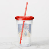 Bowling Birthday 16oz Tumbler - Boy Acryl Drinkbeker (Achterkant)