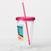 Bowling Birthday 16oz Tumbler - Meisje Acryl Drinkbeker (Links)