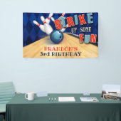 Bowling Birthday Banner - Boy (Beurs)