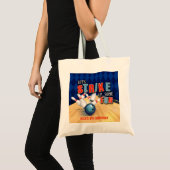 Bowling Birthday Canvas tas (Voorkant (product))