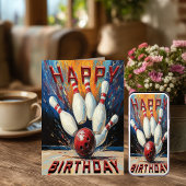 Bowling Birthday Card Kaart