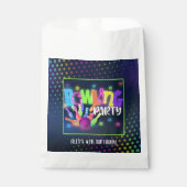 Bowling Birthday Favor Bag - Bowling Party Bedankzakje (Voorkant)