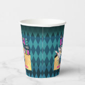 Bowling Birthday Paper Cup - Meisje Papieren Bekers (Rechts)