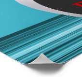 Bowling Birthday Party Banner Poster (Hoek)