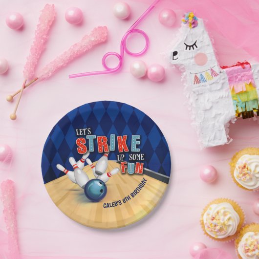 Bowling Birthday Party Bord - Boy (Feest)