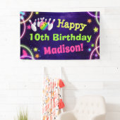 Bowling Birthday Party Happy Birthday Banner (Insitu)