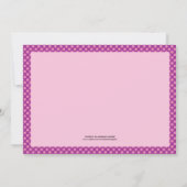 Bowling Birthday Party Invitation Kaart (Achterkant)