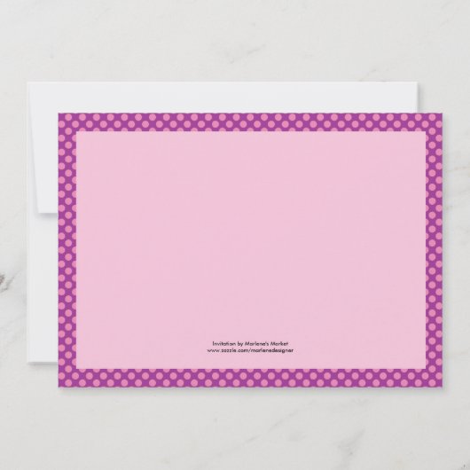 Bowling Birthday Party Invitation Kaart (Achterkant)