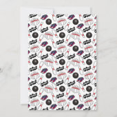 Bowling Birthday Party Invitation Kaart (Achterkant)